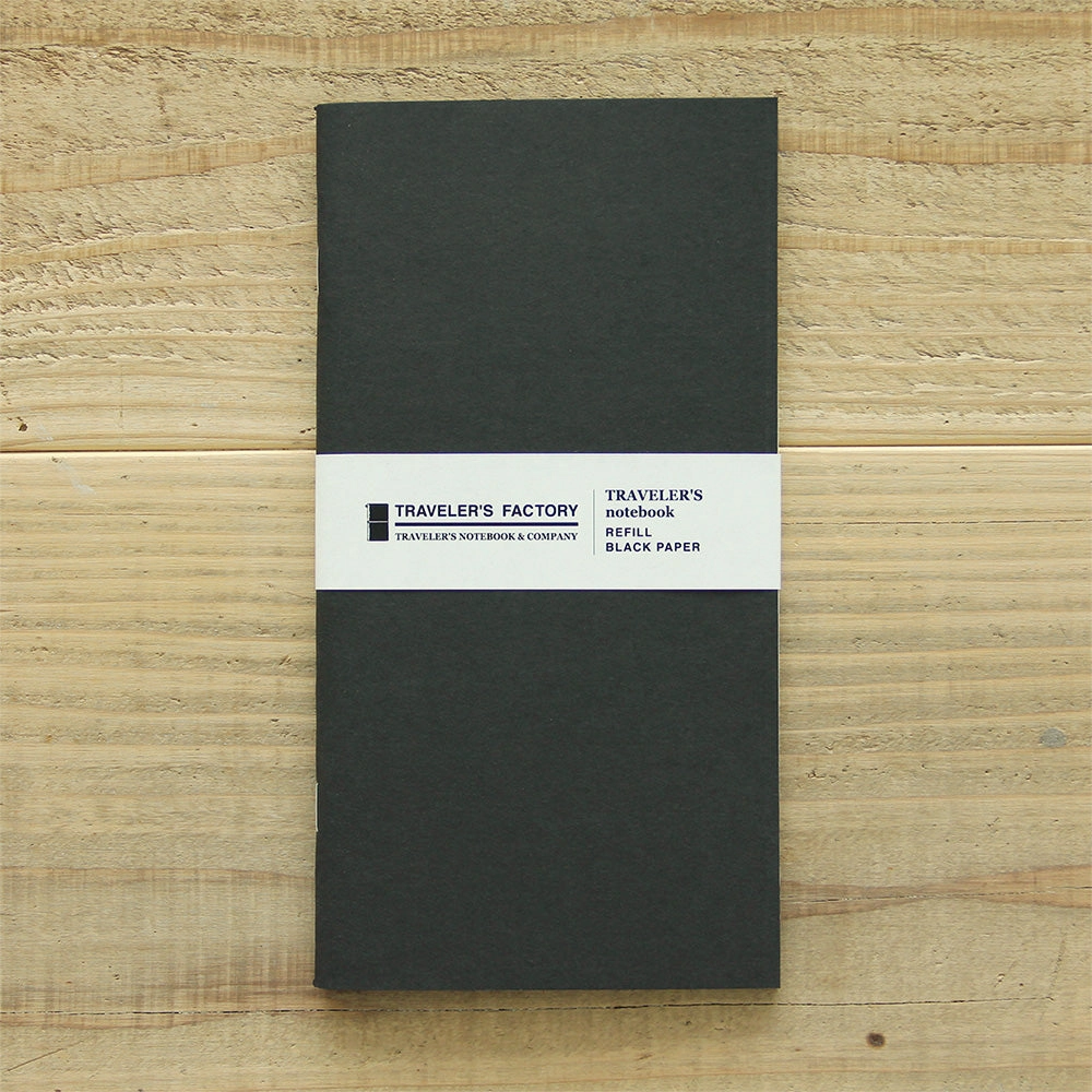 Traveler'S Factory Partner Shop Regular Size Black Kraft Paper Notebook fiber