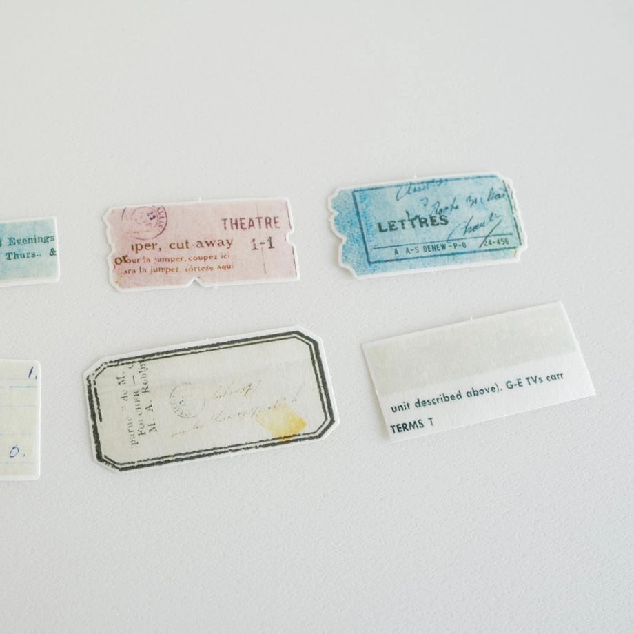 Yohaku Flake Stickers - Collage bulk