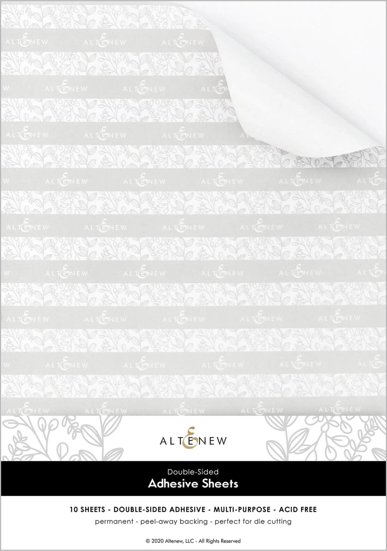Dreamy Masking Paper And Double-Sided Adhesive Sheets Bundle compact pastel
