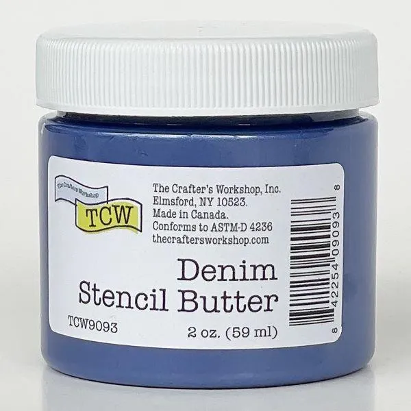 Stencil Butter - Denim biodegradable modern