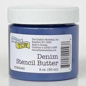 Stencil Butter - Denim biodegradable modern