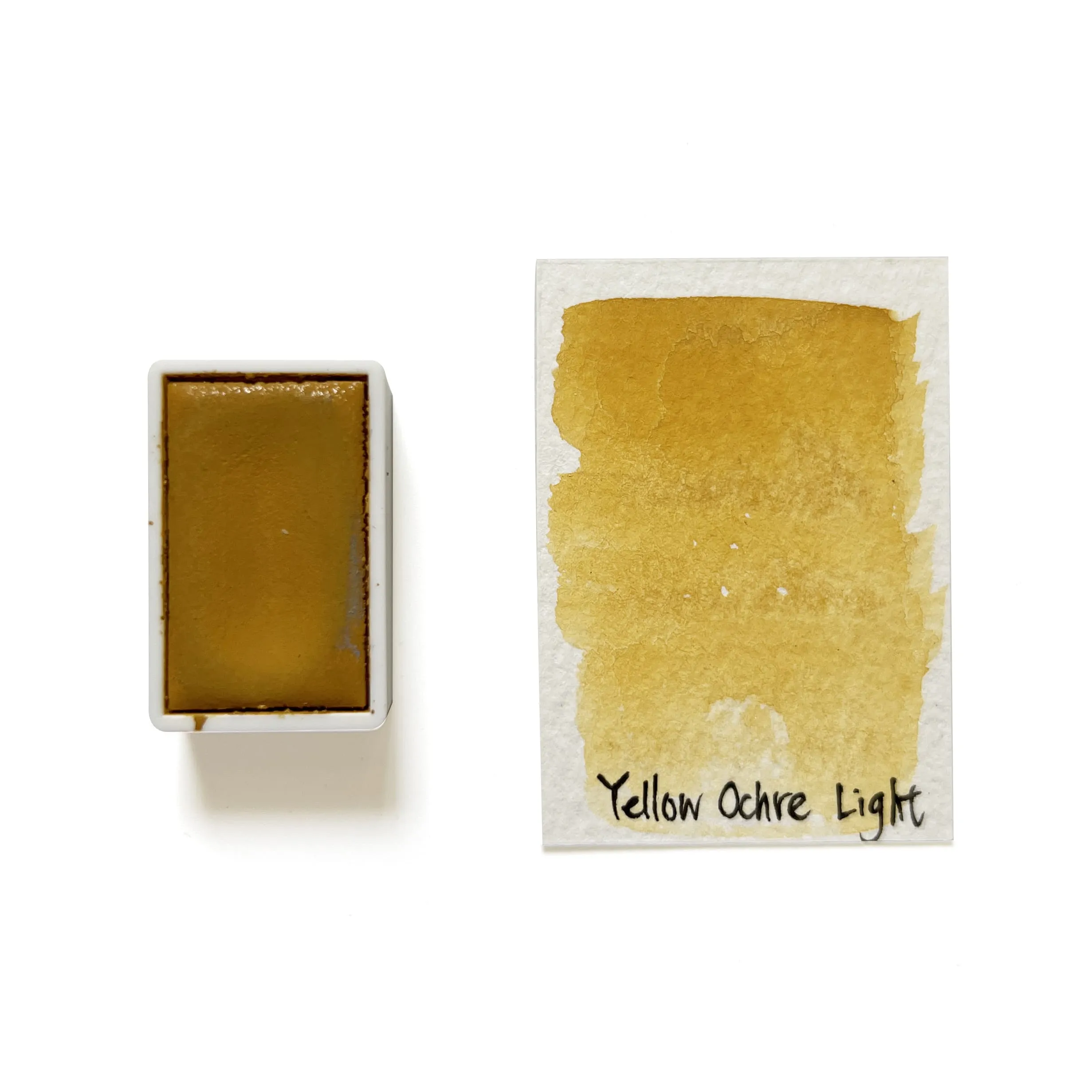 Yellow Ochre Light Py42 - Artist Grade Handmade Honey Based Watercolor Paint Full Pan 3.2Ml reliable