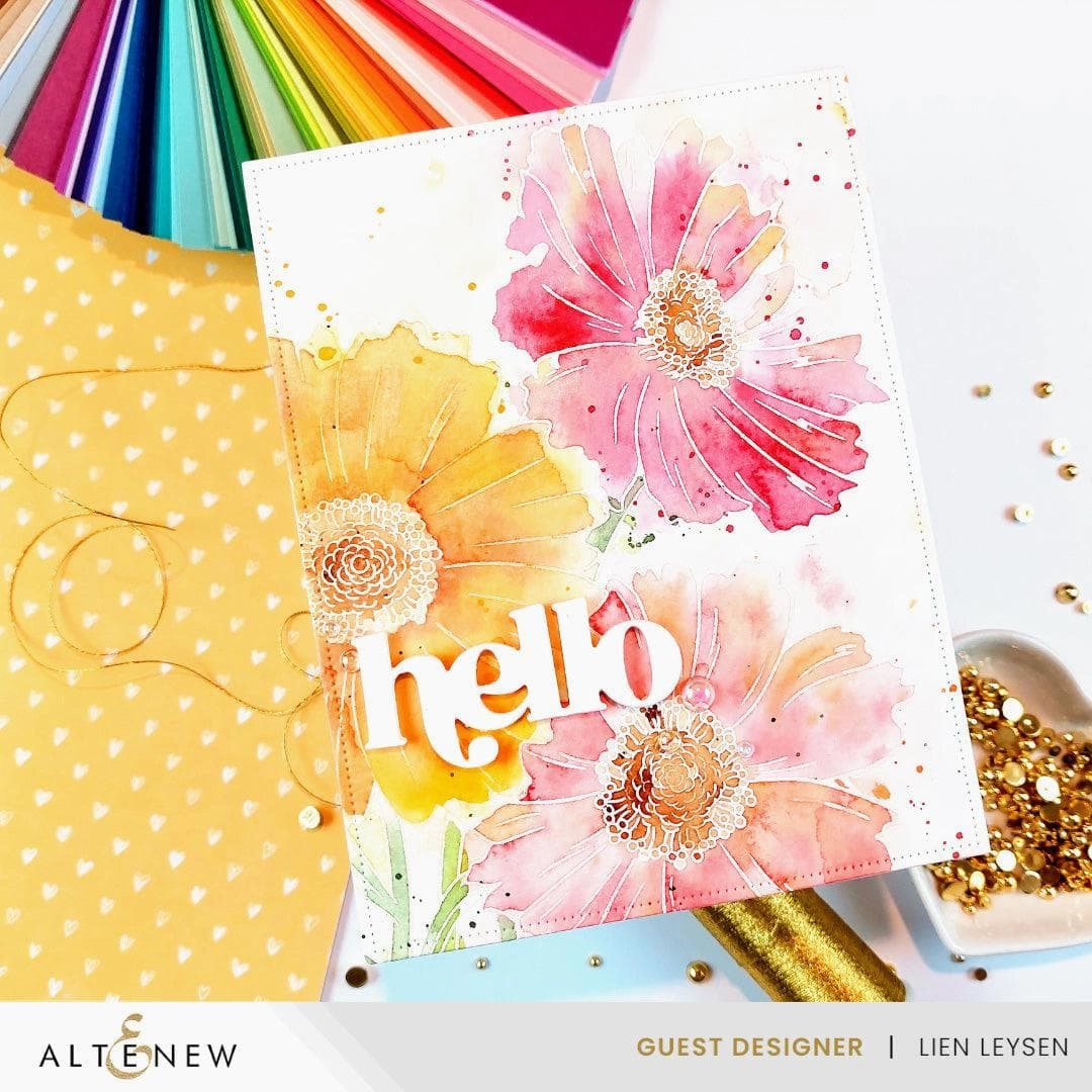 wholesale maxi Build-A-Garden: Cheerful Coreopses Add-On Die Set