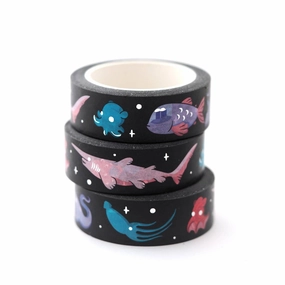 soft Deep Sea Washi Tape Shoal