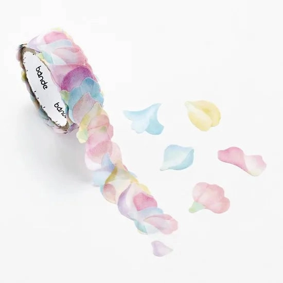 Flower Shower Pink Washi Roll Sticker Bande classic