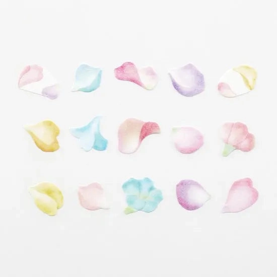 top Flower Shower Pink Washi Roll Sticker Bande