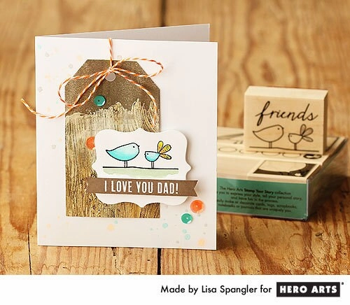 adjustable large Friendly Birds Rubber Stamp Set