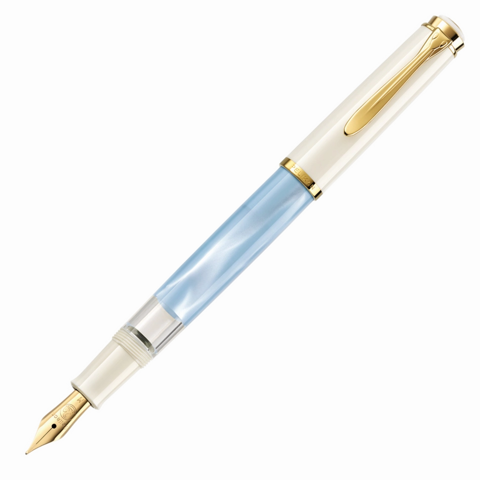 Pelikan Classic 200 Pastel Blue Fountain Pen glossy