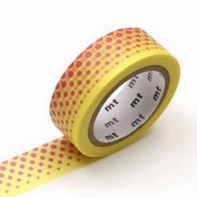 Pop Dot Yellow Mt Washi shockproof deluxe