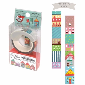 rubber Ribbon Bon Washi Cutter House