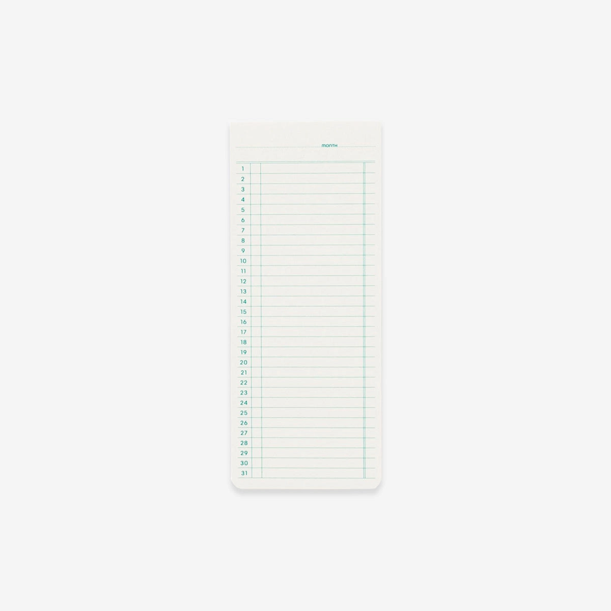glossy Sticky Memo Pad // Monthly Planner