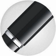 Waterman Expert Black Lacquer & Chrome Rollerball Pen shiny