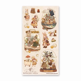 kit waterproof Whimsical Terrariums Sticker Sheet