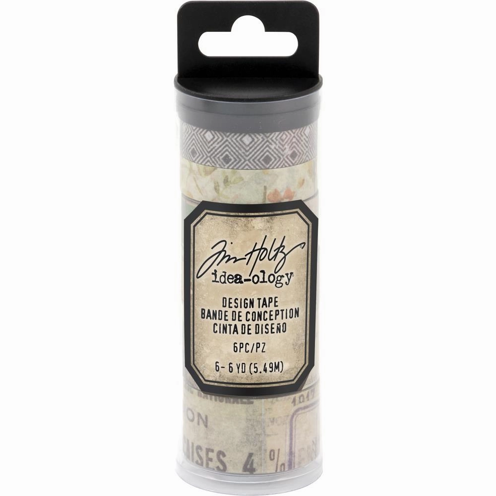 basic Collector Idea-Ology Design Tape 6/Pkg Tim Holtz