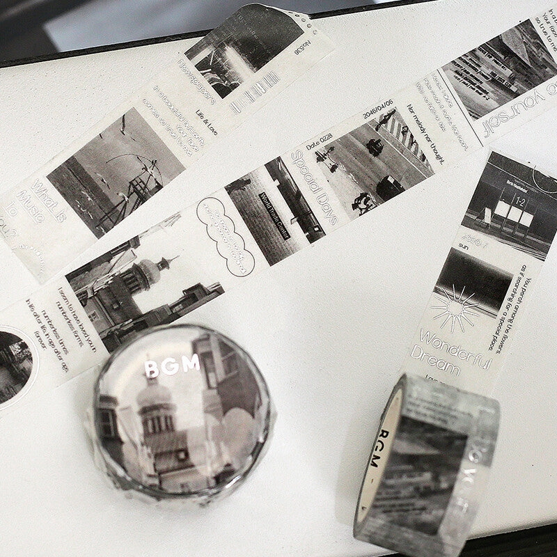 kit giant Color City Gray Washi Tape