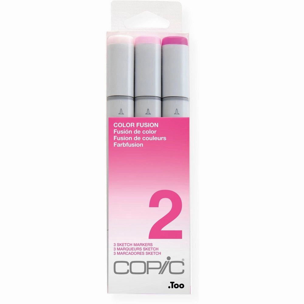 Color Fusion 2 By Copic - 3Pkg luxury