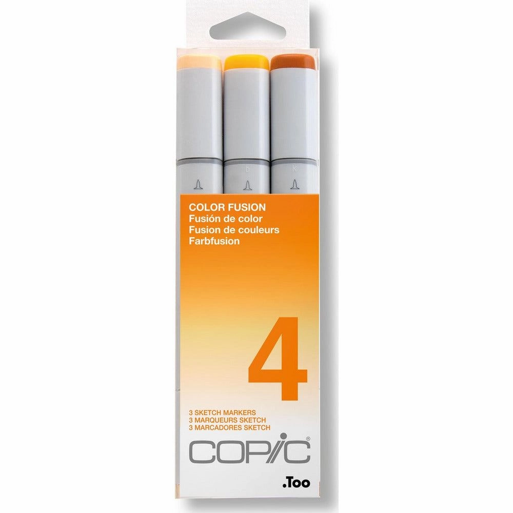 Color Fusion 4 By Copic - 3Pkg musthave budget