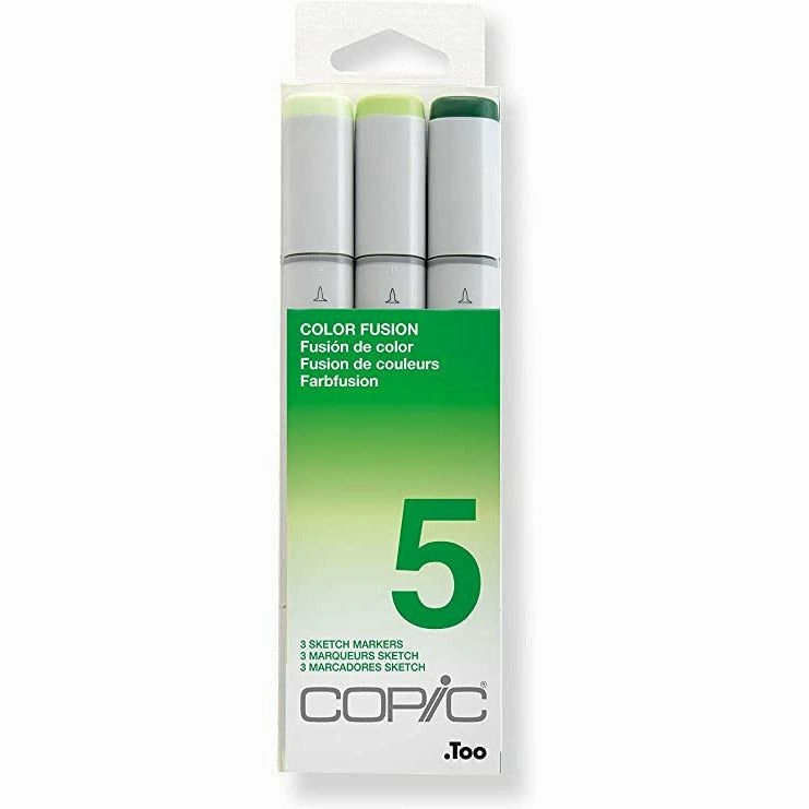 Color Fusion 5 By Copic - 3Pkg wide collapsible