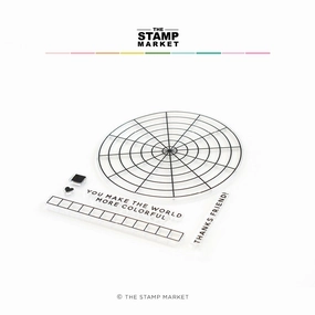 Color Wheel Stamp matte ceramic