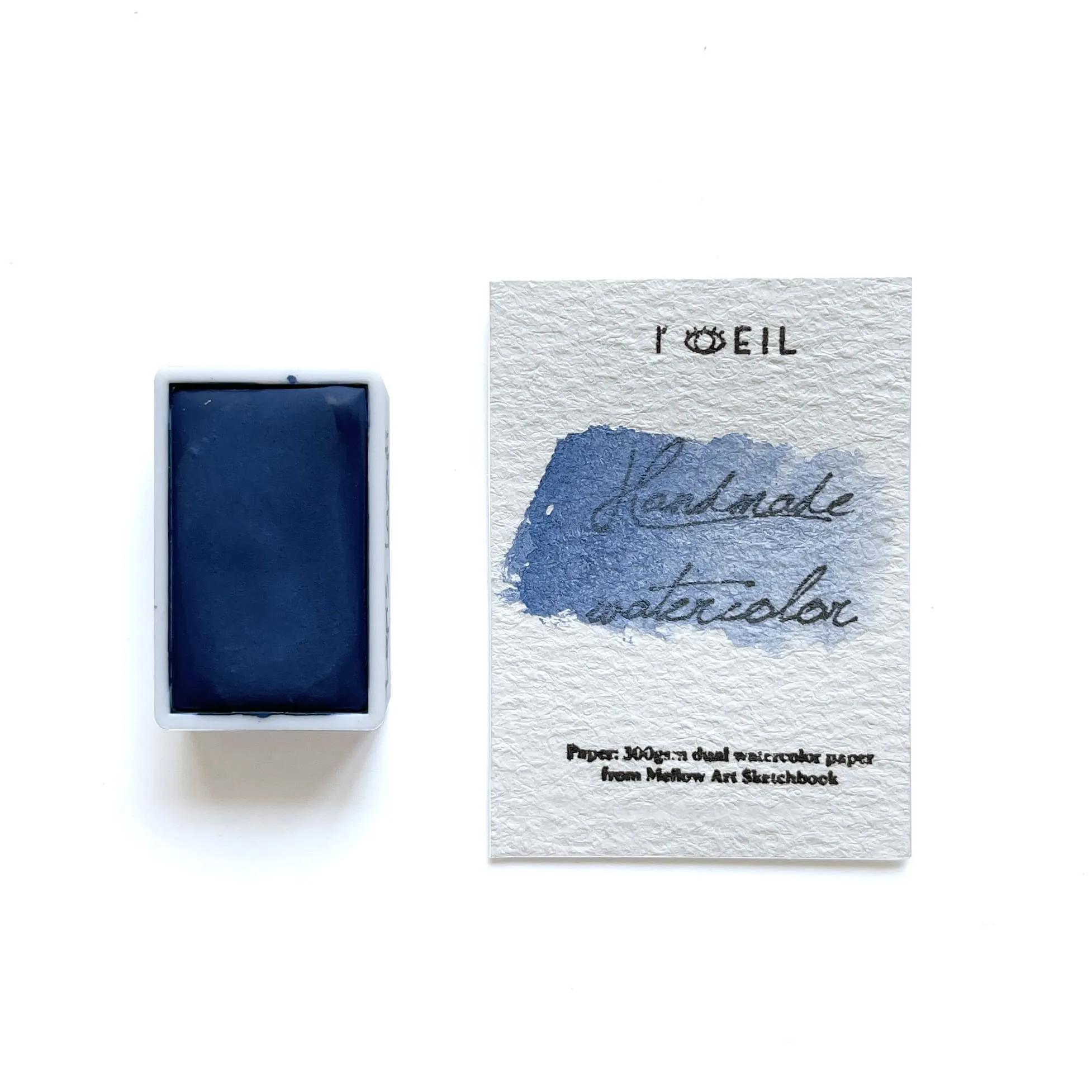 Lapis Lazuli Pb29 (Mineral) - Artist Grade Handmade Honey Based Watercolor Paint Full Pan 3.2Ml shiny