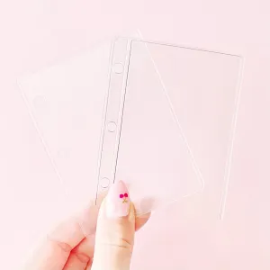 Mini Binder Clear Sleeves (5 Counts) portable sturdy