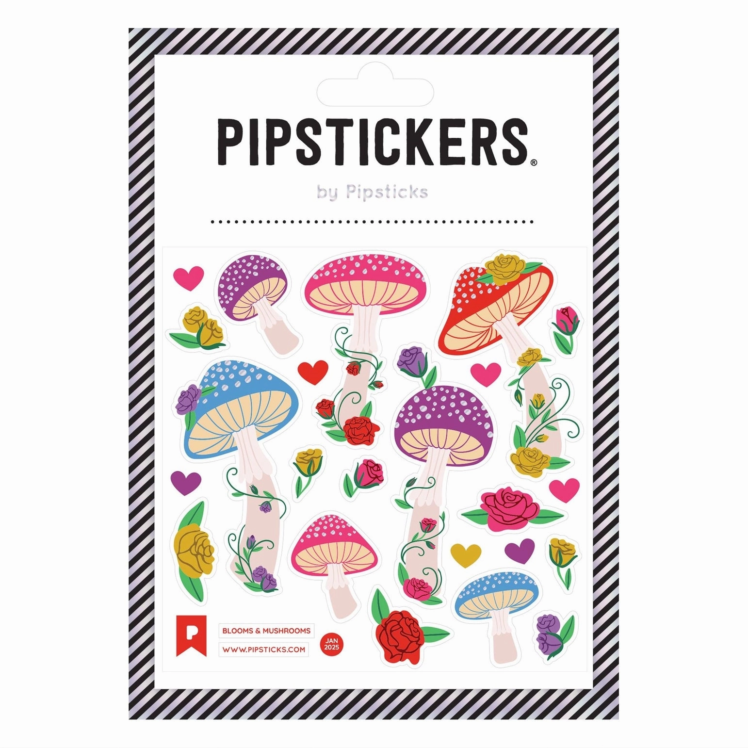 Blooms & Mushrooms Stickers sleek