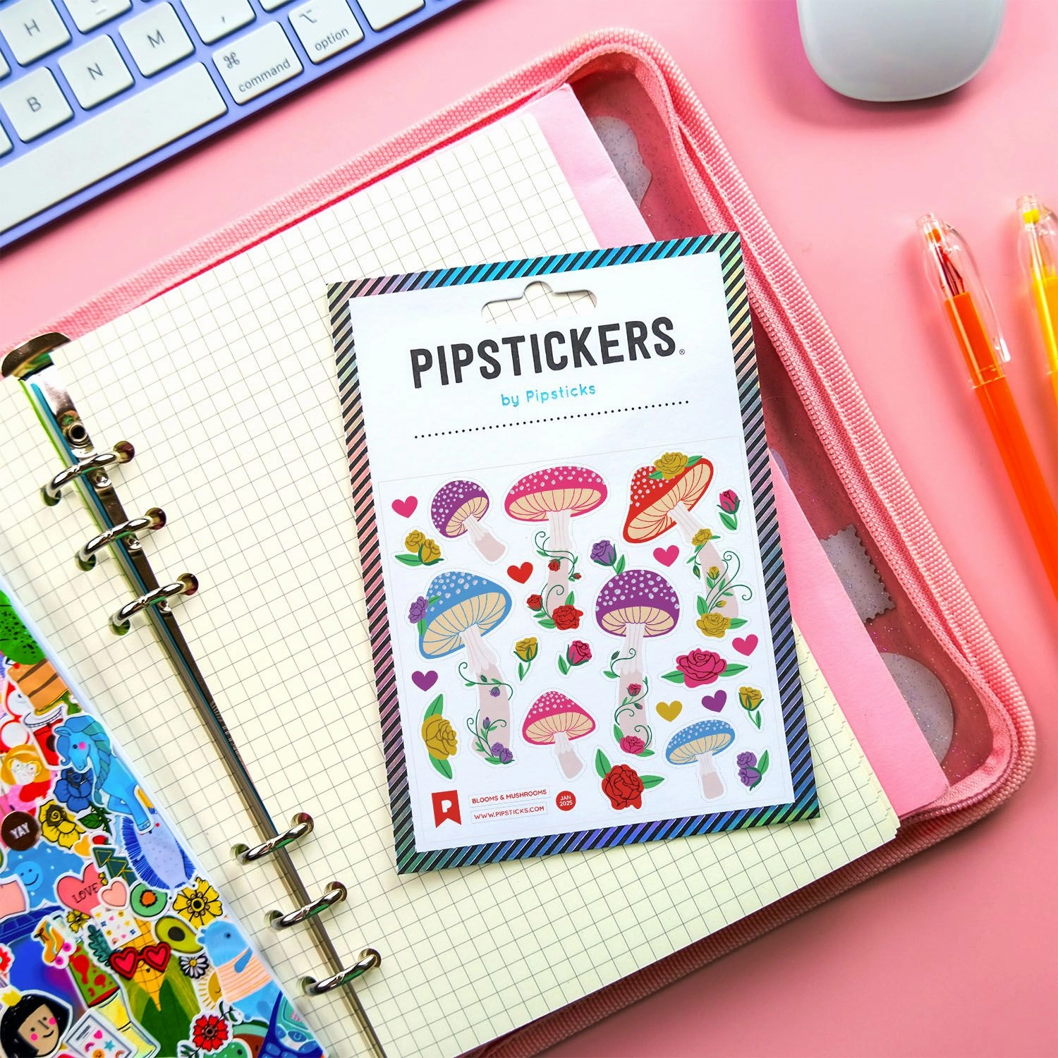 Blooms & Mushrooms Stickers limited