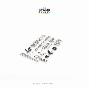 Book Lover Stamp top bright