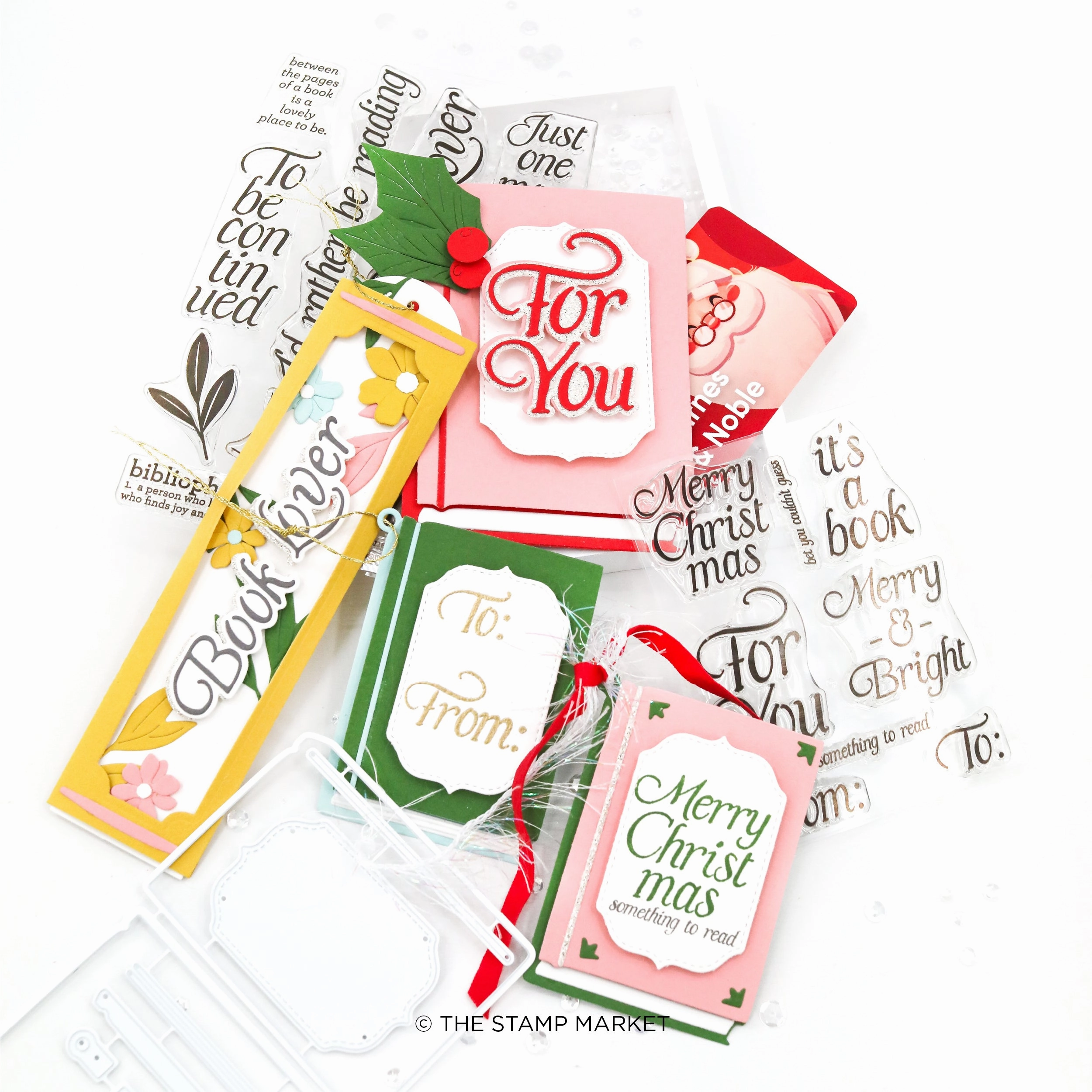 seasonal Book Lover Stamp