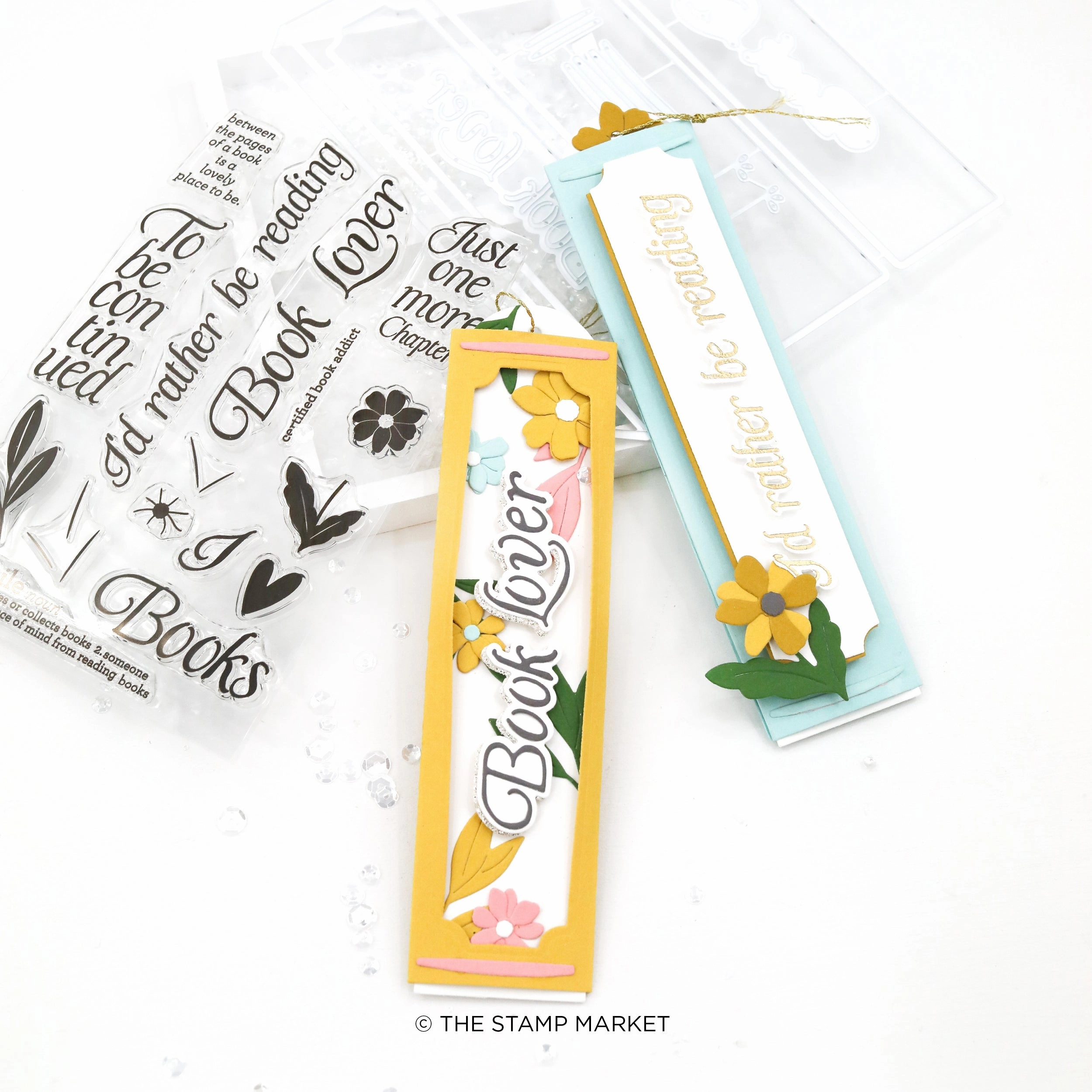 Book Lover Stamp vivid