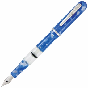 latest boxed Conklin Heritage Word Gauge Blue Fountain Pen