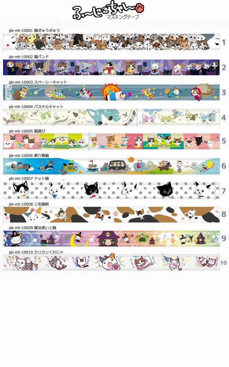 Dot Cat Pandora Mt Masking Tape ? Japanese Washi Tape manual bold