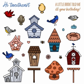 Little Birdies - 6X8 Stamp Set - Retiring ergonomic affordable