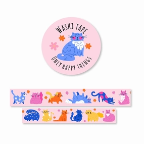 Colorful Paws Washi Tape earthy