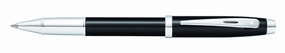 premium synthetic Sheaffer 100 Glossy Black Lacquer Rollerball Pen