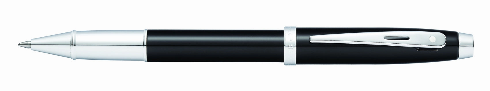 premium synthetic Sheaffer 100 Glossy Black Lacquer Rollerball Pen