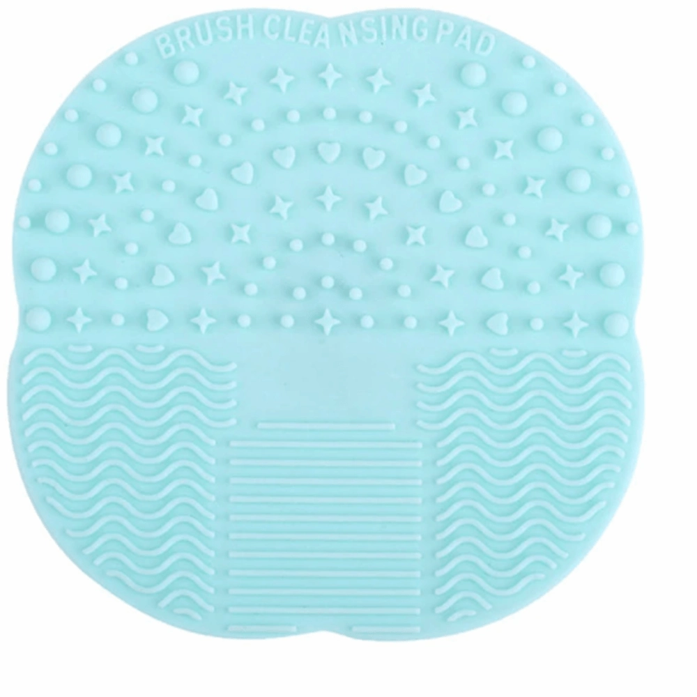 Silicone Brush Scrubber - Aqua foldable