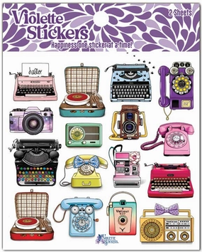 cool short Typewriters Stickers