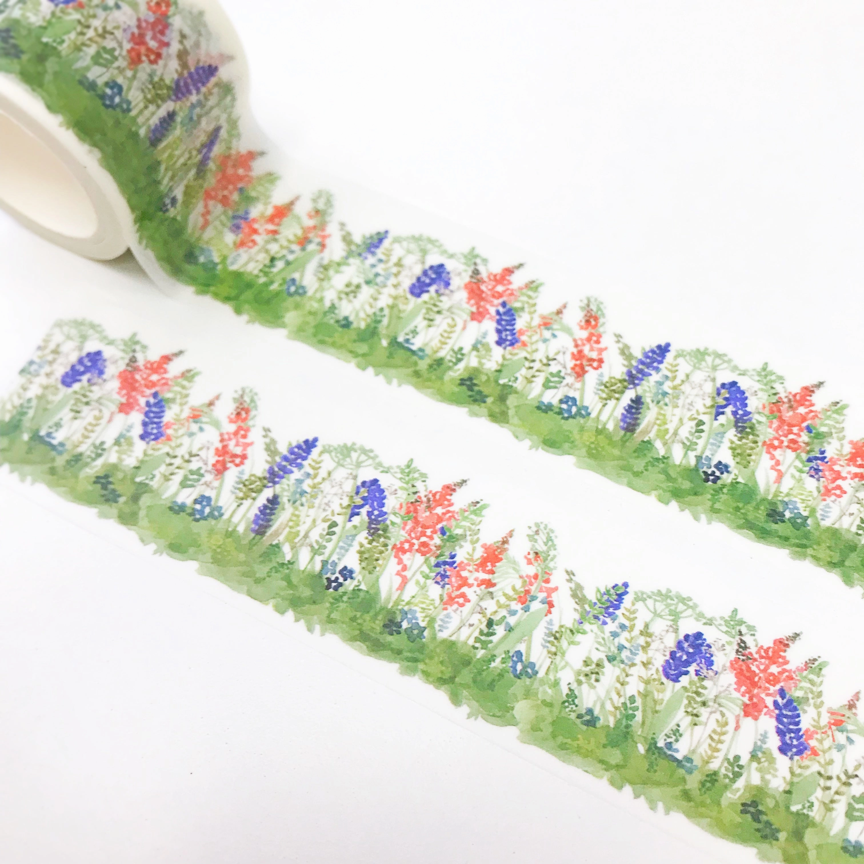 muted Wildflower Field Washi Tape