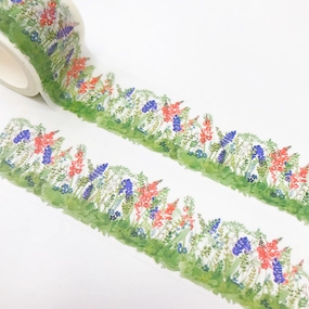 neutral Wildflower Field Washi Tape