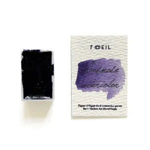 Permanent Violet R Pv23 - Artist Grade Handmade Honey Based Watercolor Paint Full Pan 3.2Ml vivid linen