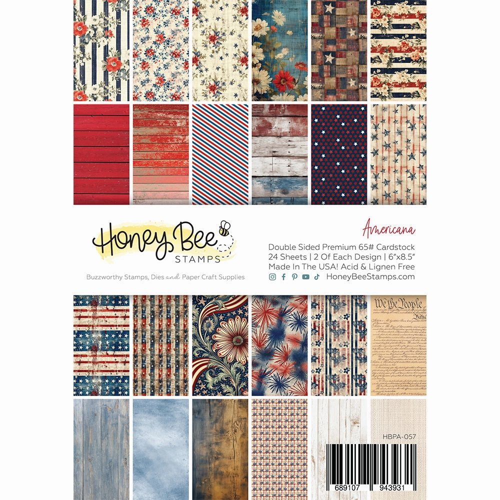 top Americana Paper Pad 6X8.5 - 24 Double-Sided Sheets