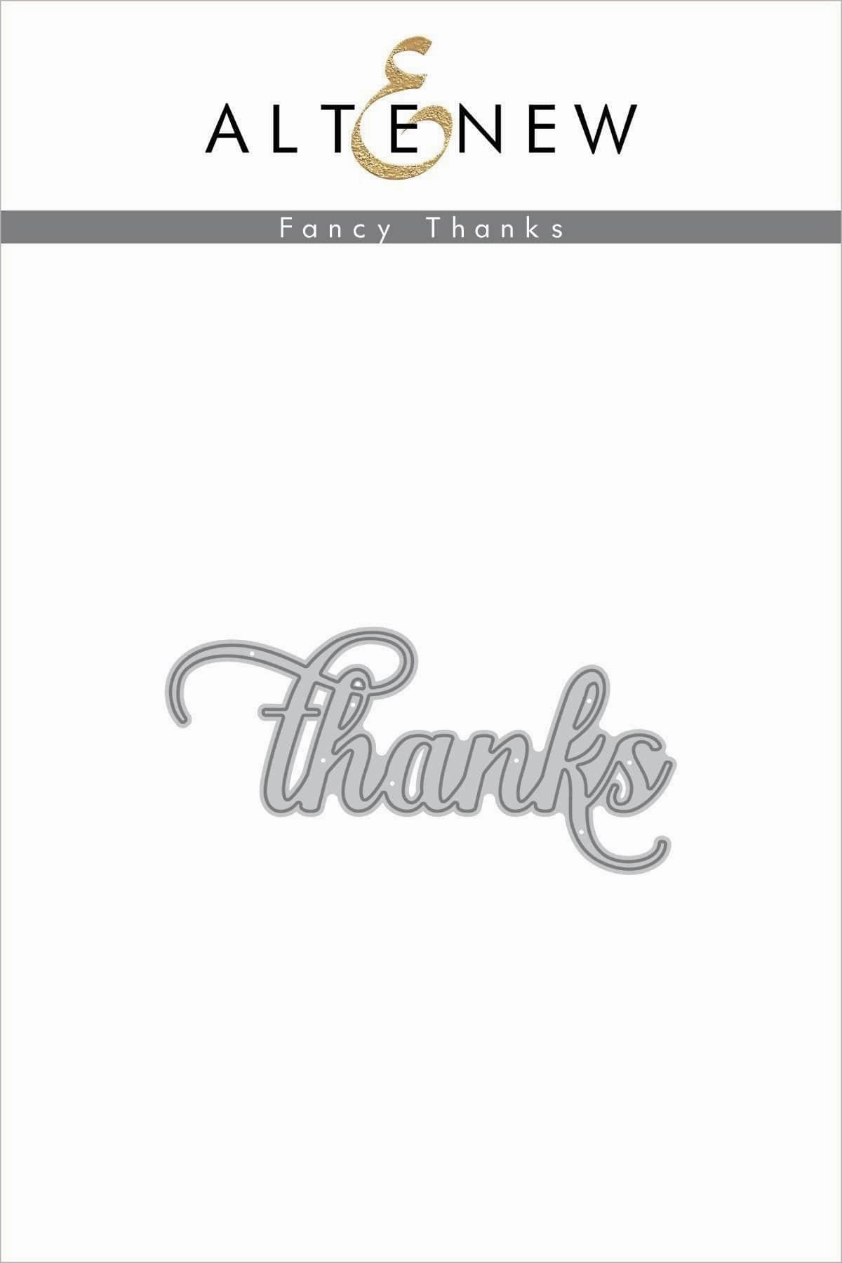 Fancy Thanks Die rugged bestselling