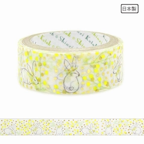 Mimoza Rabbit Washi Tape Shinzi Katoh Design eco collectible