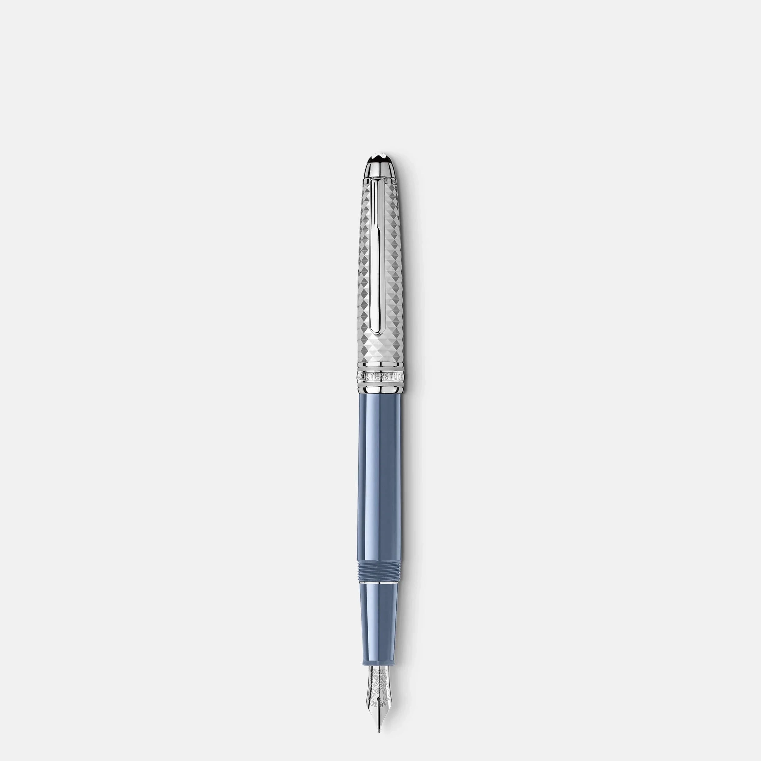 glossy essential Montblanc Meisterstck Glacier Dou Classique Fountain Pen