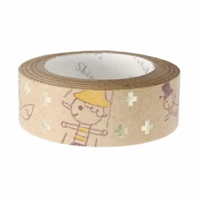 loose Pinocchio Kraft Paper Foil Washi Tape ? Shinzi Katoh Design