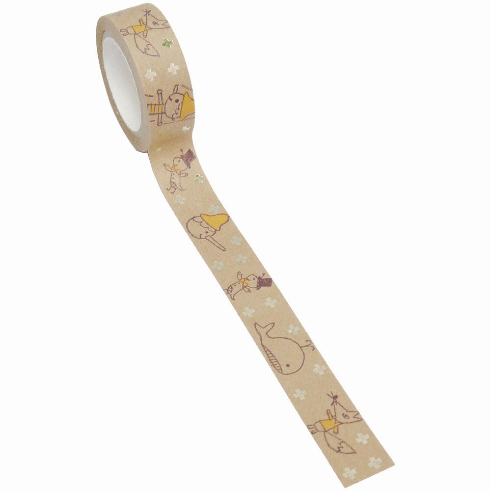Pinocchio Kraft Paper Foil Washi Tape ? Shinzi Katoh Design wholesale seasonal