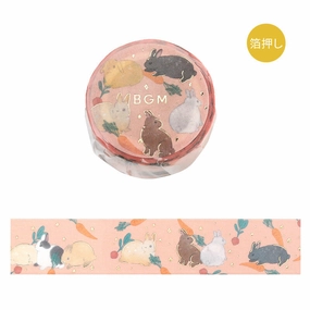 quickdry Rabbit Country 3 O'Clock Snack Washi Tape