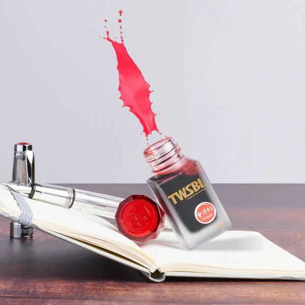 Twsbi 1791 Crimson Ink 18Ml glass portable