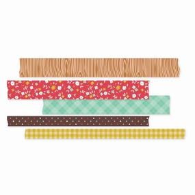 What'S Cookin' ? Washi Tape 5/Pkg washable